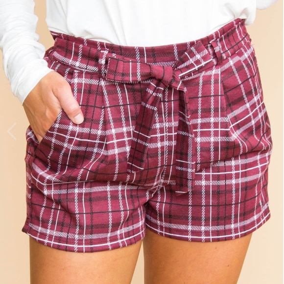 Pants - Plaid Shorts